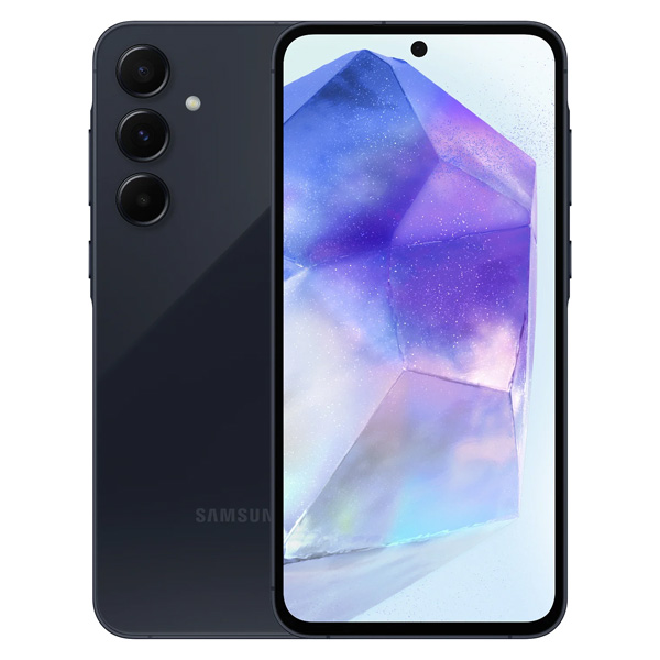 Samsung Galaxy A55 5G, 8/256GB, Awesome Navy, bontott, 24 hónap garancia