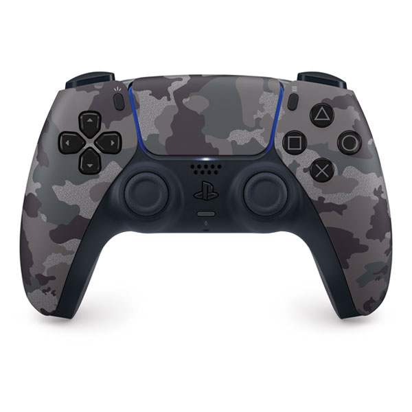 PlayStation DualSense Wireless Controller, grey camo, bontott, 24 hónap garancia