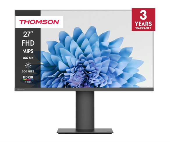Thomson M27FB5C14 - 27" FHD, IPS, 100Hz, 5ms, 300cd, 1300:1, USB-C, HDMI, repro, 3Yr akciós termékkép 1