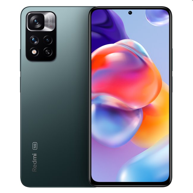Xiaomi Redmi Note 11 Pro Plus 5G, 6/128GB, green, A osztály – használt, 12 hónap garancia