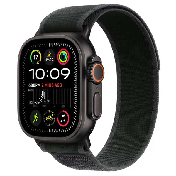 Apple Watch Ultra 2 GPS + Cellular 49mm, black titanium case, B osztály – használt, 12 hónap garancia Apple Watch Ultra 2 GPS + Cellular 49mm, black titanium case, B osztály – használt, 12 hónap garancia