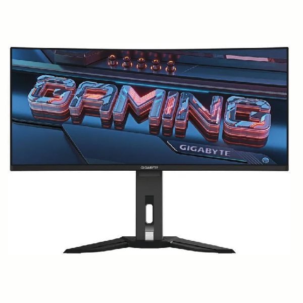 GIGABYTE LCD MO34WQC GAMING Monitor 34" WQHD 3440x1440, OLED 1800R, 175Hz, 2xHDMI, DP, USB-C PD, USB HUB, Speakers GIGABYTE LCD MO34WQC GAMING Monitor 34" WQHD 3440x1440, OLED 1800R, 175Hz, 2xHDMI, DP, USB-C PD, USB HUB, Speakers