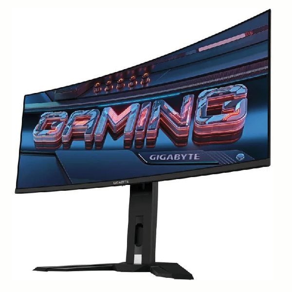 GIGABYTE LCD MO34WQC2 GAMING Monitor 34" WQHD 3440x1440, OLED 1800R, 240Hz, 2xHDMI, DP, USB-C PD, USB HUB, Speakers