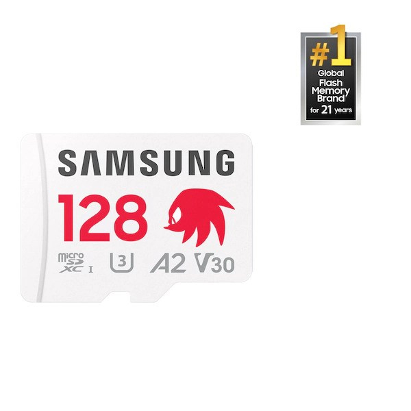 Samsung micro SDXC 128GB PRO Plus 'Sonic the Hedgedog' + SD adapter