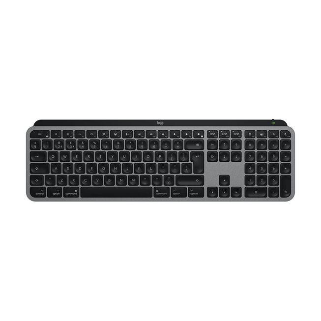 Logitech MX Keys S for MAC - vezeték nélküli háttérvilágított billentyűzet - US - kozmikus szürke