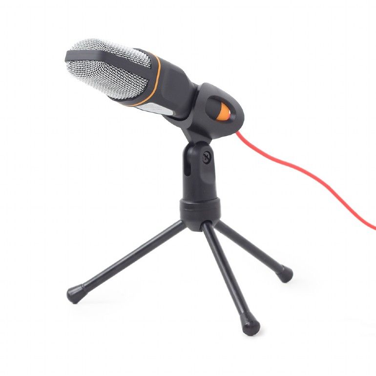 Asztali mikrofon GEMBIRD MIC-D-03, HQ, fekete akciós termékkép 1