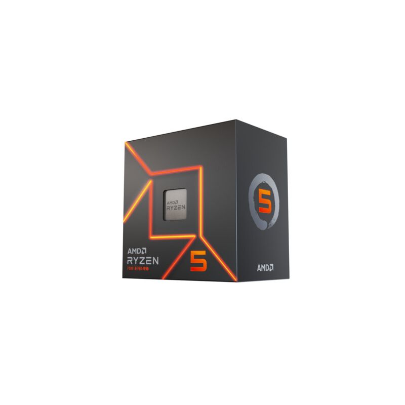 AMD Ryzen 5 7600 (akár 5,1GHz / 38MB / 65W / AM5) Box hűtés akciós termékkép 1