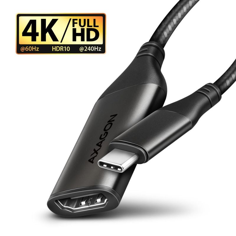 AXAGON RVC-HI2M, USB-C -> HDMI 2.0a redukció / Adapter, 4K/60Hz HDR10 akciós termékkép 1