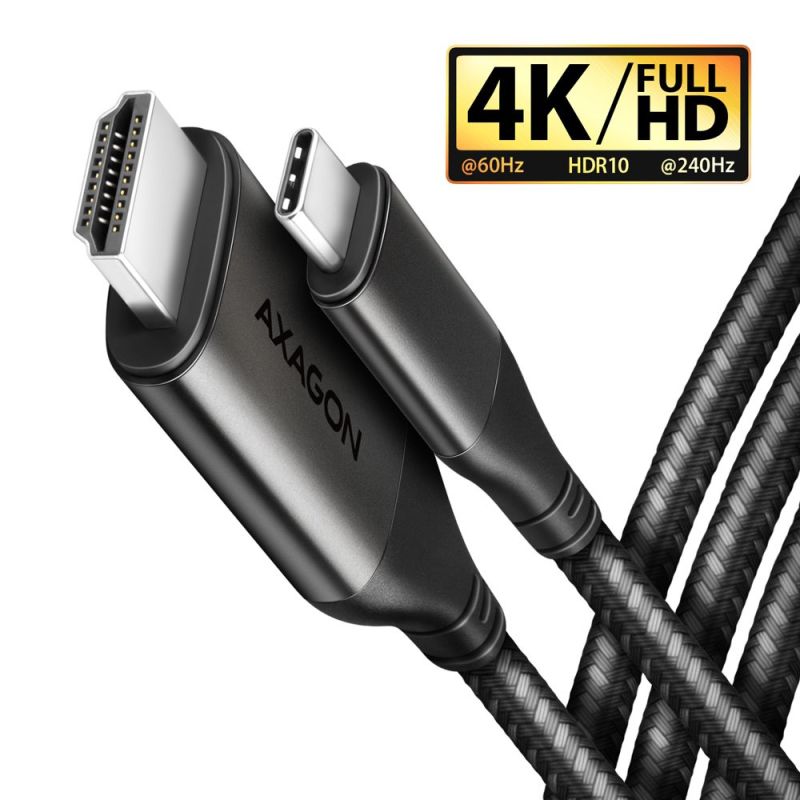 AXAGON RVC-HI2MC, USB-C -> HDMI 2.0a redukció / kábel 1.8m, 4K/60Hz HDR10 akciós termékkép 1