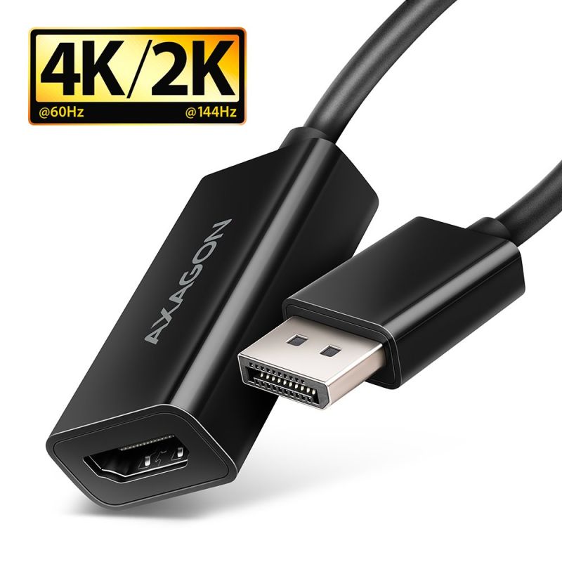 AXAGON RVD-HI20N, DisplayPort -> HDMI 2.0b redukció / Adapter, 4K/60Hz akciós termékkép 1