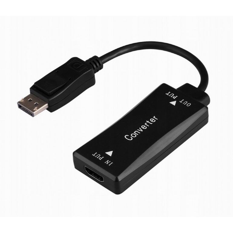 CABLEXPERT redukció aktív 4K 30Hz HDMI F/DisplayPort M, 0,15m akciós termékkép 1
