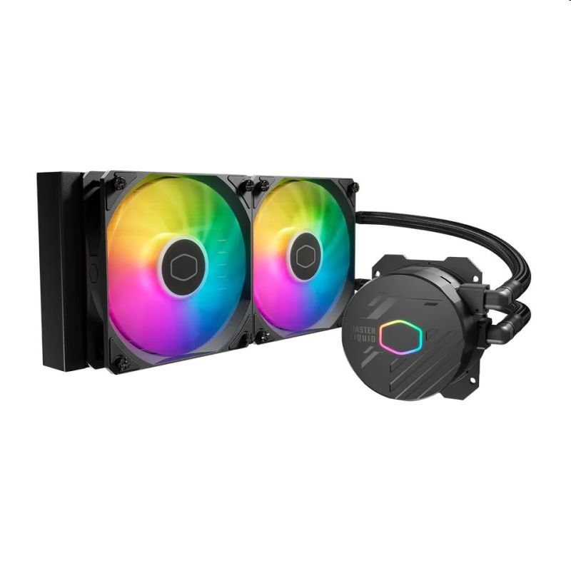 COOLER MASTER Liquid cooler CPU MasterLiquid ML240L Core ARGB akciós termékkép 1