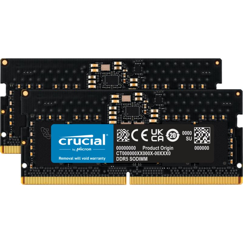 Crucial 16GB kit SODIMM DDR5 4800 CL40 akciós termékkép 1
