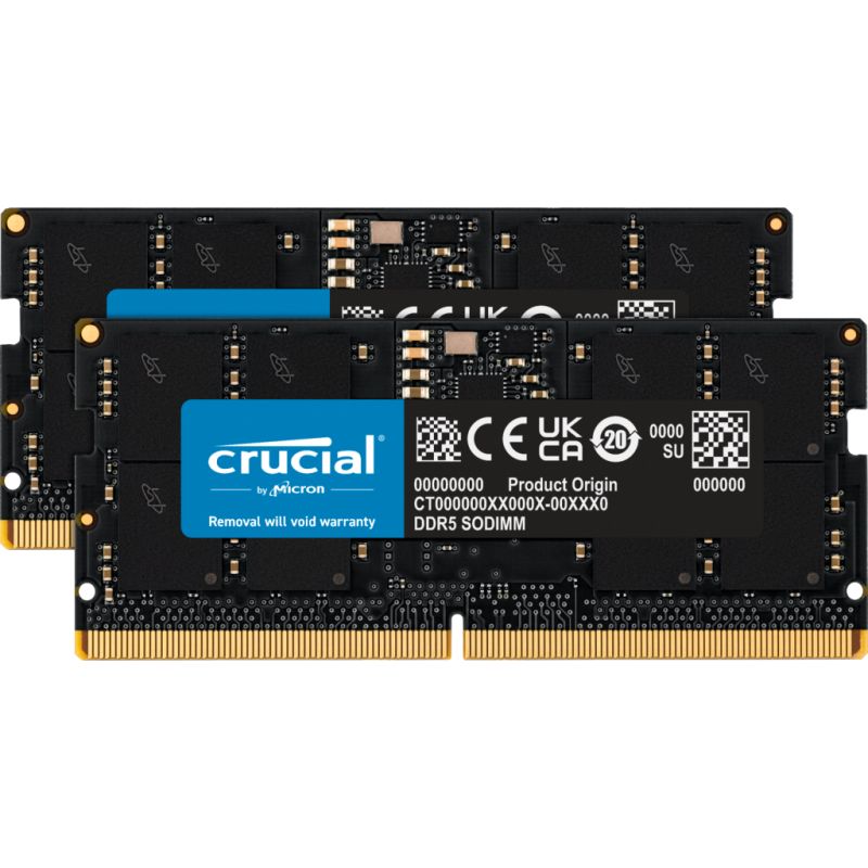 Crucial 32GB kit SODIMM DDR5 5600 CL46 akciós termékkép 1