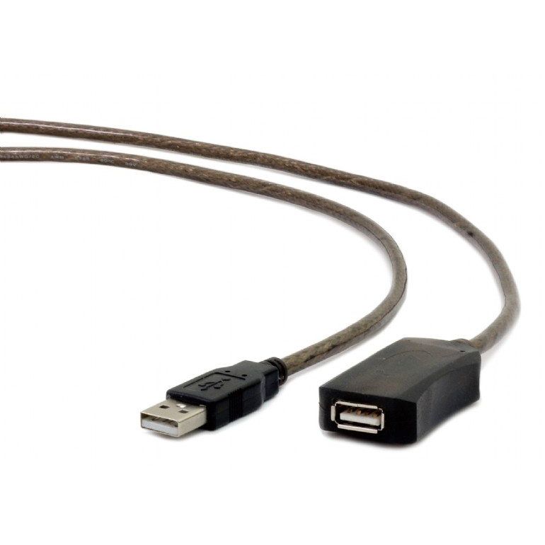 Kábel CABLEXPERT USB 2.0 aktív hosszabbító, 10m, fekete Kábel CABLEXPERT USB 2.0 aktív hosszabbító, 10m, fekete