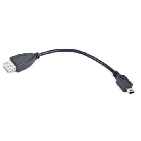 Kábel CABLEXPERT USB AF/mini BM, OTG, 15cm, - tablet és smartphone Kábel CABLEXPERT USB AF/mini BM, OTG, 15cm, - tablet és smartphone