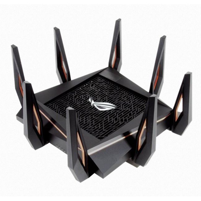 ASUS ROG Rapture GT-AXE11000 Tri-Band WiFi 6E Gaming Router, quad-core CPU, PS5 compatible, 2.5G port, mesh wifi system akciós termékkép 1