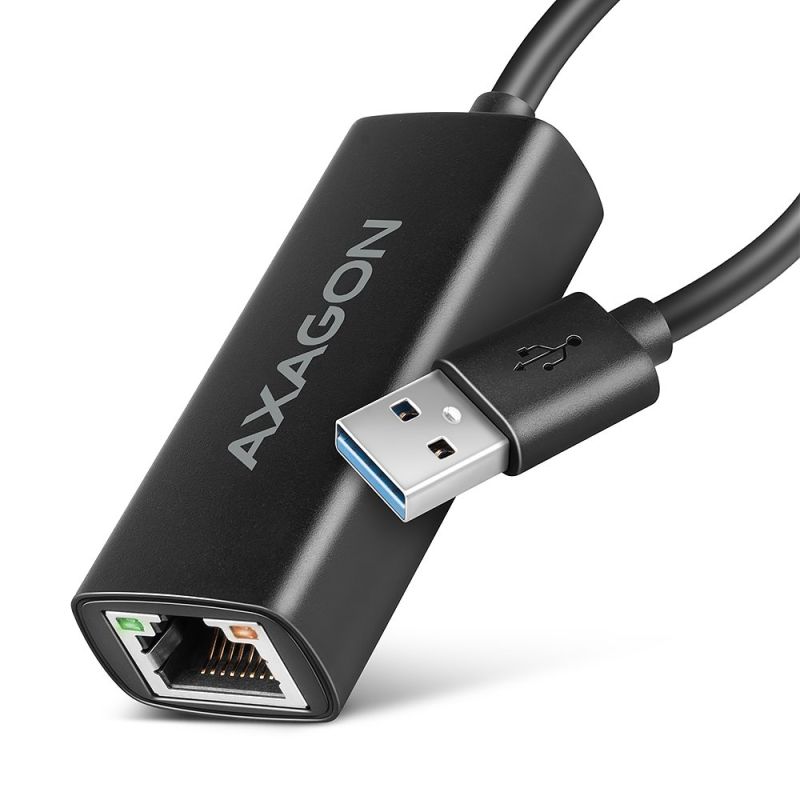 AXAGON ADE-AR, USB-A 3.2 Gen 1 - Gigabit Ethernet hálózati kártya, Realtek 8153, auto telepités akciós termékkép 1