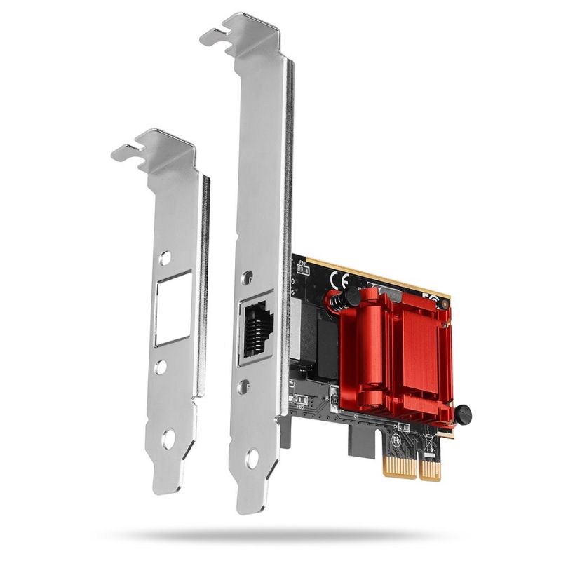 AXAGON PCEE-GIX, PCIe hálózati kártya - 1x Gigabit Ethernet port (RJ-45), Intel i210AT, PXE, LP-vel - PC akciós termékkép 1