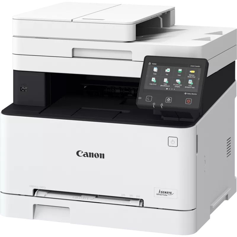 Canon i-SENSYS MF657Cdw (A4, színes nyomtatás/másolás/szkennelés/fax, duplex, DADF, send, WiFi, LAN, USB, 21 ppm) akciós termékkép 1