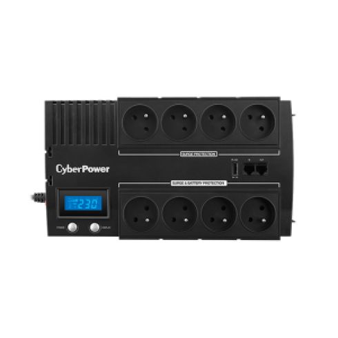 CyberPower BRICs LCD 700, 700VA/420W LCD, 8x FR dugalj, RJ11/RJ45, USB akciós termékkép 1