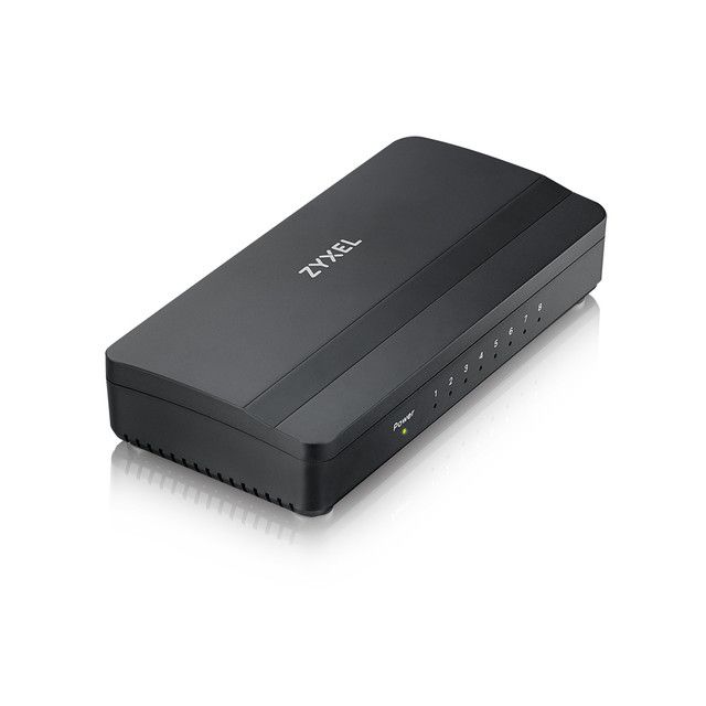 Zyxel GS-108SV2 8-Port Desktop Gigabit Ethernet Media Switch akciós termékkép 1