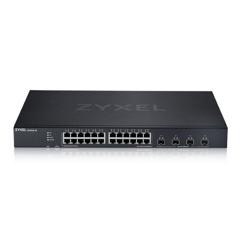 Zyxel XGS1935-28, 28 Port Smart Managed Switch, 24x Gigabit Copper and 4x 10G SFP+, hybrid mode, standalone or NebulaFlex Cloud akciós termékkép 1