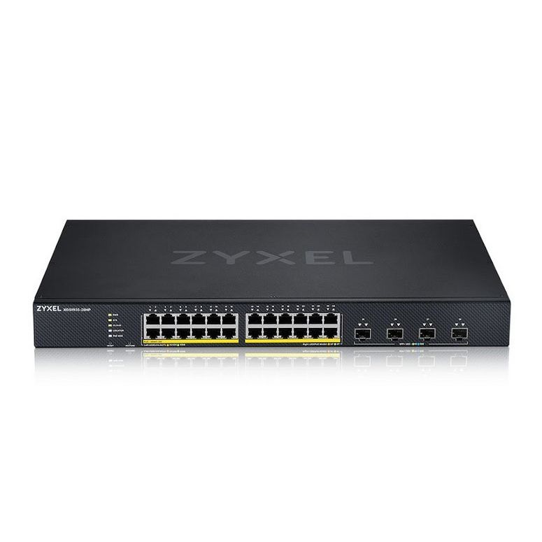 Zyxel XGS1935-28HP, 28 Port Smart Managed PoE Switch, 24x Gigabit PoE and 4x 10G SFP+, hybrid mode, standalone or NebulaFlex Cloud akciós termékkép 1