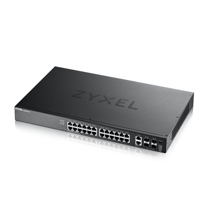 Zyxel XGS2220-30, L3 Access Switch, 24x1G RJ45 2x10mG RJ45, 4x10G SFP+ Uplink, incl. 1 yr NebulaFlex Pro akciós termékkép 1