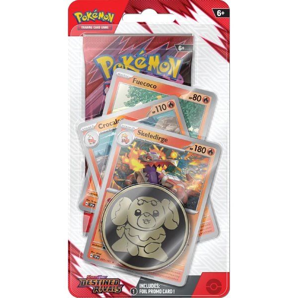 Kártyajáték Pokémon TCG: Scarlet & Violet Destined Rivals Premium Checklane Blister Skeledirge (Pokémon) Kártyajáték Pokémon TCG: Scarlet & Violet Destined Rivals Premium Checklane Blister Skeledirge (Pokémon)
