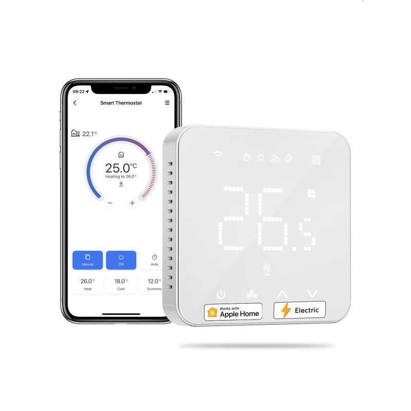 Meross Smart Wi-Fi Termostat - Boiler/vízmelegítő rendszer akciós termékkép 1