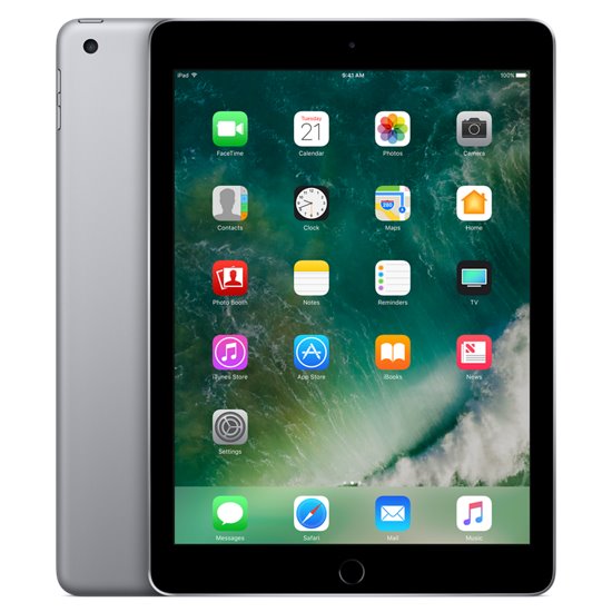 Apple iPad (2017), 32GB | Space Gray, B kategória - használt, 12 hónap garancia