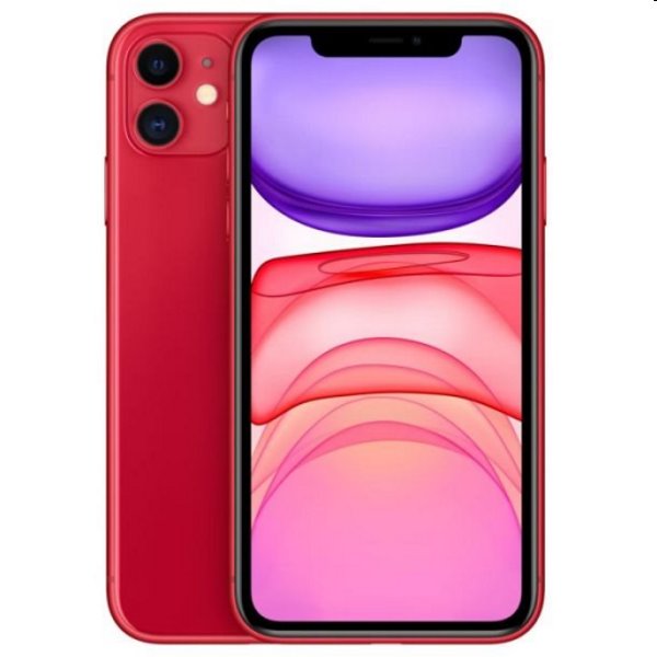 Apple iPhone 11, 128GB | Red, B osztály - használt, 12 hónap garancia