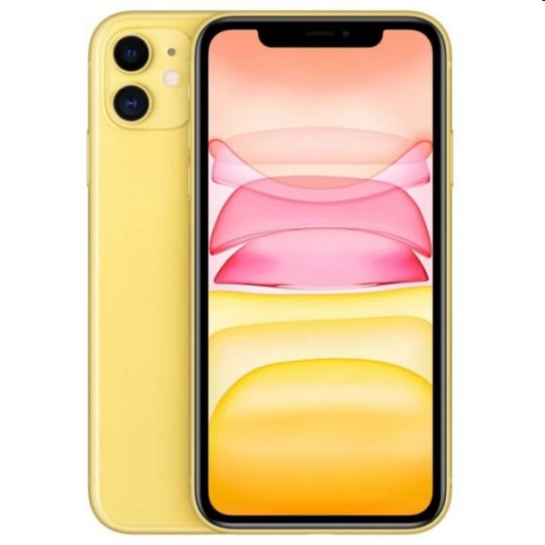 iPhone 11, 256GB, sárga