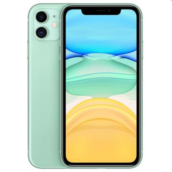 Apple iPhone 11, 64GB, green, C osztály - Használt, 12 hónap garancia