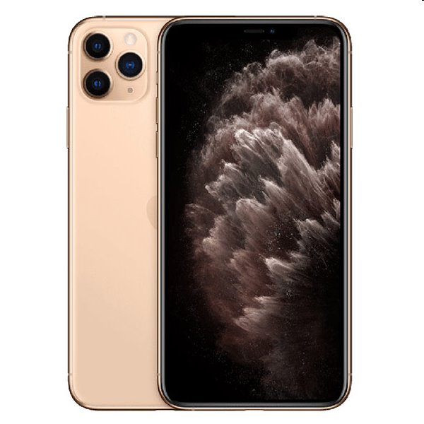 Apple iPhone 11 Pro Max, 512GB, arany, B osztály – használt, 12 hónap garancia