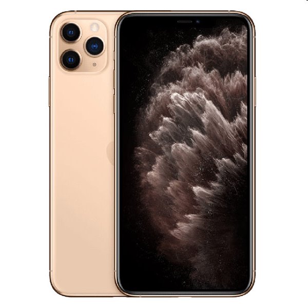 Apple iPhone 11 Pro Max, 64GB | Gold, C osztály - Használt, 12 hónap garancia