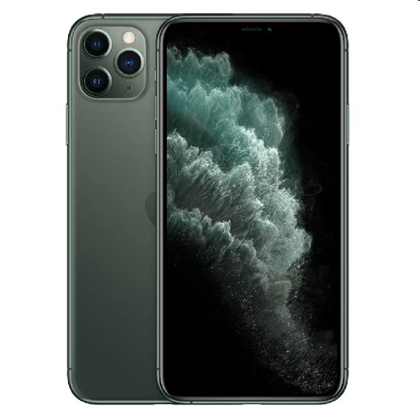 Apple iPhone 11 Pro Max, 64GB | Midnight Green, B osztály - Használt, 12 hónap garancia