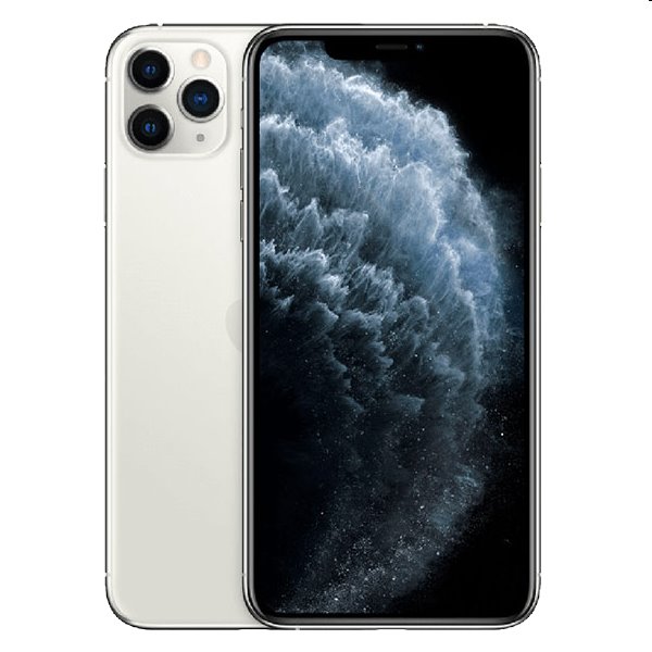 Apple iPhone 11 Pro Max 64GB, silver, C osztály - használt, 12 hónap garancia