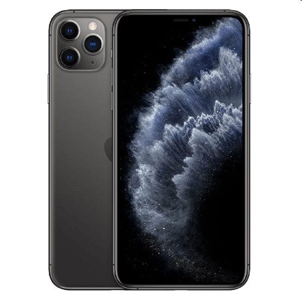 Apple iPhone 11 Pro Max, 64GB | Space Gray, A osztály - Használt, 12 hónap garancia