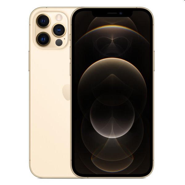 Apple iPhone 12 Pro 128GB, gold, B osztály - használt, 12 hónap garancia