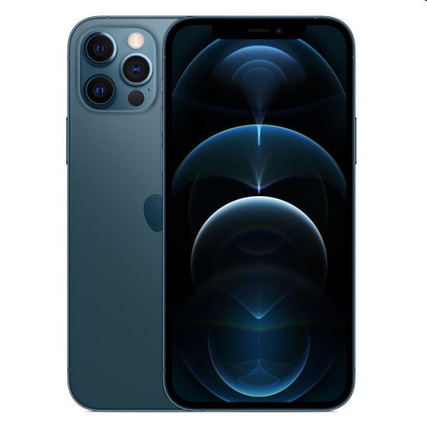 Apple iPhone 12 Pro 256GB, pacific kék, C osztály - használt, 12 hónap garancia