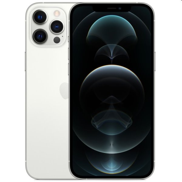 Apple iPhone 12 Pro Max 512GB, silver, B osztály - használt, 12 hónap garancia Apple iPhone 12 Pro Max 512GB, silver, B osztály - használt, 12 hónap garancia