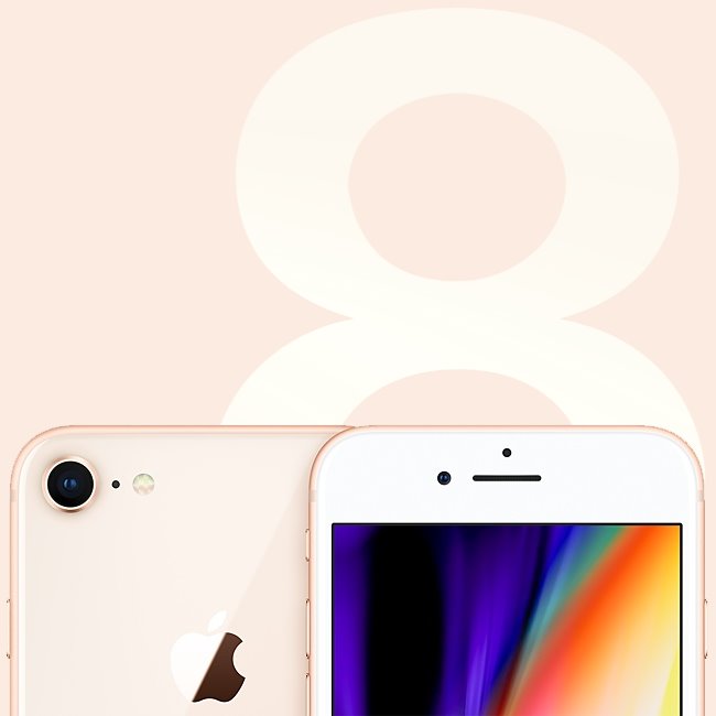 Apple iPhone 8, 64GB | Gold, A kategória - használt, 12 hónap garancia