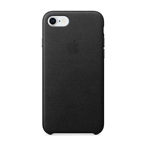 Apple iPhone 8 / 7 Leather Case - Black