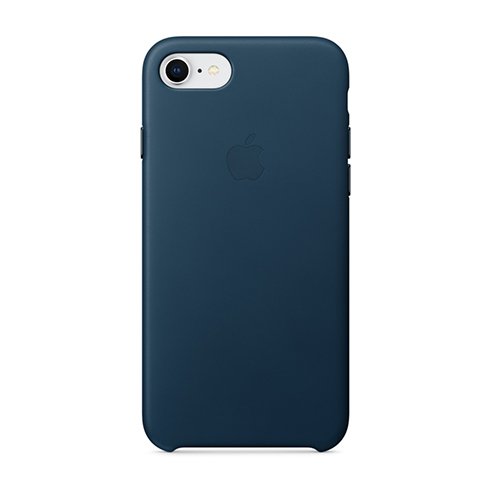 Apple iPhone 8 / 7 Leather Case - Cosmos Blue