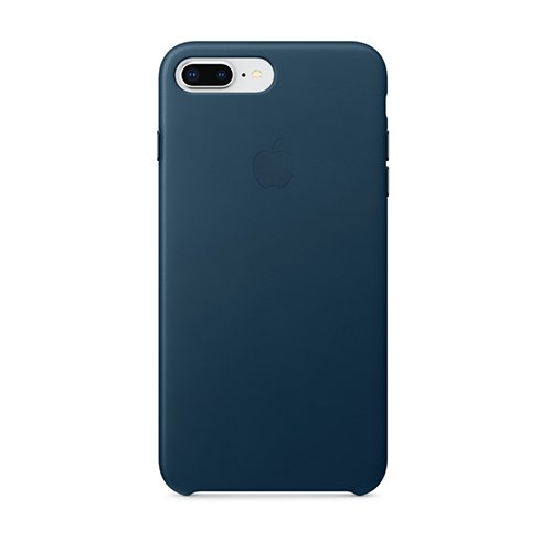 Apple iPhone 8 Plus / 7 Plus Leather Case - Cosmos Blue