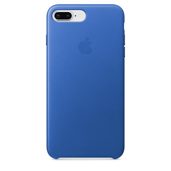 Apple iPhone 8 Plus / 7 Plus Leather Case - Electric Blue