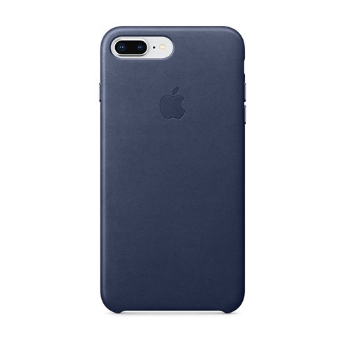 Apple iPhone 8 Plus / 7 Plus Leather Case - Midnight Blue