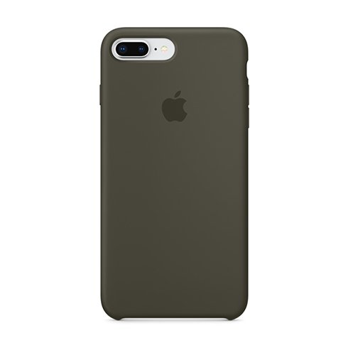 Apple iPhone 8 Plus / 7 Plus Silicone Case - Dark Olive